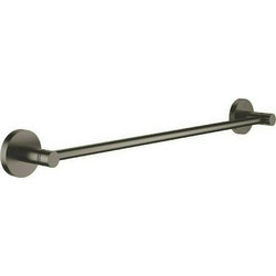 Grohe Essentials Ράγα Μπάνιου Μονή Επιτοίχια με Βίδες Brushed Hard Graphite 40688AL1 ref10279434
