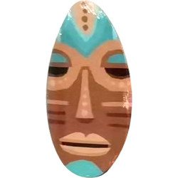 Σανιδα Ξυλινη Surf Skimboard 76x45cm S5