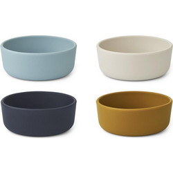 Σετ 4 μπολ Iggy Sea blue multi mix, LIEWOOD