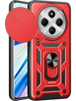 Bodycell Armor Slide Θήκη Xiaomi Redmi 14C / Poco C75 Red