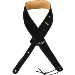 TAYLOR 4401-25 2.5" Embroidered Suede Black Guitar Strap Ζώνη Κιθάρας / Μπάσου