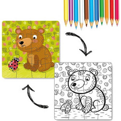 Παιδικό Puzzle Dodo Αρκουδάκι 16 Κομμάτια