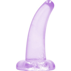 Shots RealRock Curved Smooth with Suction Cup 11.5cm Purple