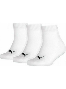 Puma Kids Quarter Κάλτσες 3-Τεμάχια Λευκό 701233224-300 (701233224-300 )