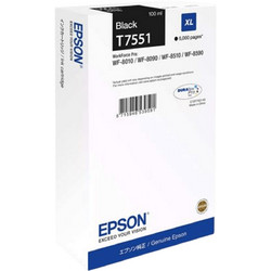 Epson T7551XL Black Μελάνι Εκτυπωτή Inkjet C13T755140