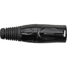 MARTIN S201 Βύσμα XLR 3pin Αρσενικό, Μαύρο