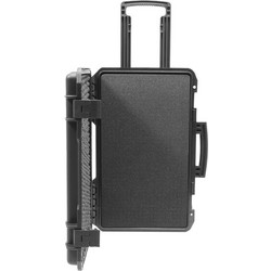PLUGGER ABS FLIGHTCASE 563623 Πλαστική Τροχήλατη Βαλίτσα με Πτυσσόμενη Χειρολαβή, ABS, IP67