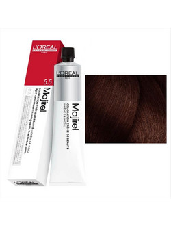 L'Oreal Professionnel Majirel 5.5 Καστανό Ανοιχτό Ακαζού Μόνιμη Βαφή Μαλλιών 50ml