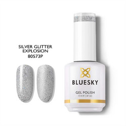 Bluesky Color UV Gel 80573 Glitter Ημιμόνιμο Βερνίκι Νυχιών 15ml
