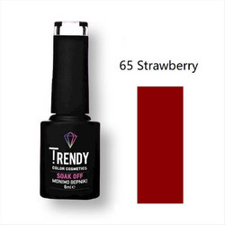 Trendy Soak Off 65 Strawberry Ημιμόνιμο Βερνίκι Νυχιών 6ml