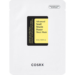 Cosrx Advanced Snail Mucin Power Sheet Μάσκα Προσώπου για Ενυδάτωση με Εκχύλισμα Σαλιγκαριού 25ml