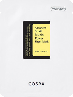 Cosrx Advanced Snail Mucin Power Sheet Μάσκα Προσώπου για Ενυδάτωση με Εκχύλισμα Σαλιγκαριού 25ml