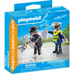 Playmobil Duo Pack Αστυνόμος & Διαρρήκτης για 4-10 Ετών 71804