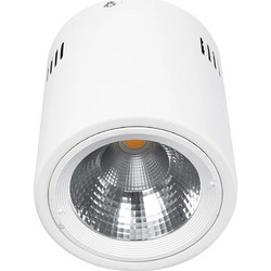 GloboStar(R) 999-0002 Φωτιστικό Σποτ Οροφής Downlight 15W 1500lm 24 AC 220-240V IP20 Θερμό Λευκό 3000K 999-0002