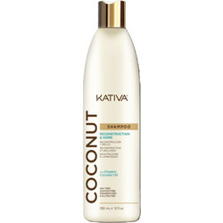 Kativa Coconut Φυτικό Σαμπουάν για Επανόρθωση 355ml