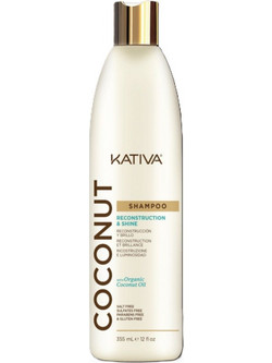 Kativa Coconut Φυτικό Σαμπουάν για Επανόρθωση 355ml