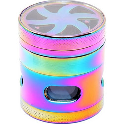 Atomic Window Μεταλλικό 40mm 4 Parts Grinder Μέταλλο