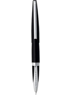 Sheaffer Taranis Stormy Night Chrome Trim Στυλό Διαρκείας 0.8mm Μαύρο