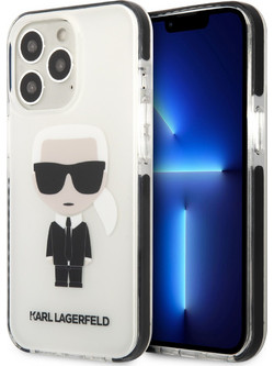 Karl Lagerfeld Karl`s Head Back Cover White (iPhone 13 Pro)