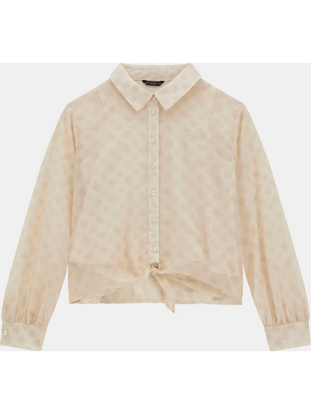 Guess Παιδικό Chiffon Πουκάμισο Με Λογότυπο Girl (J4YH01WA2T0-P06S)