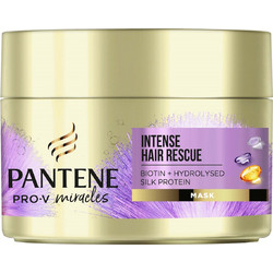 Pantene Miracle Rescate Capilar Intensivo Μάσκα Μαλλιών για Επανόρθωση για Ταλαιπωρημένα Μαλλιά 160ml