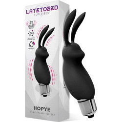LateToBed Hopye Κλειτοριδικός Δονητής Μαύρος