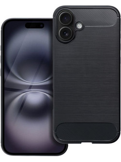 Θήκη κινητού Forcell Carbon for iPhone 16 Plus Black