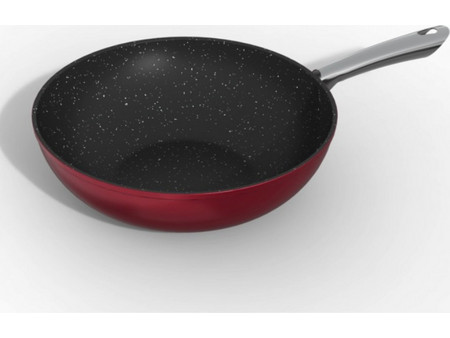 Keystone Electra Granite Wok Αλουμινίου Αντικολλητικό Επίστρωση Πέτρας 32cm