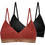 Dorina Vera Bralette Push Up χωρίς Μπανέλα Μαύρο Rusted FXBR0023ME028-2X0393