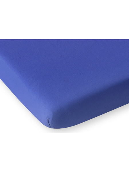 Sheet made of jersey - dark blue