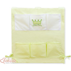 Cot tidy- Little Prince/Princess green