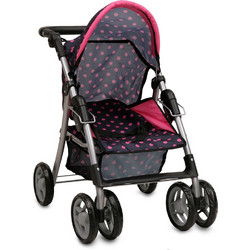 Cangaroo Pinky Dots Καρότσι για Κούκλα
