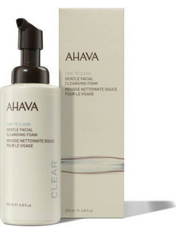 Ahava Time To Clear Gentle Facial Cleansing Ενυδατικός Αφρός Καθαρισμού Προσώπου 200ml