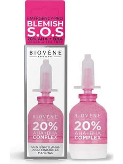 Biovene Blemish S.O.S 20% AHA+BHA Facial Serum Προσώπου για Ακμή με AHA & BHA 10ml
