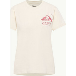 T-shirt γυναικείο Bergblick T Jack Wolfskin Μπεζ