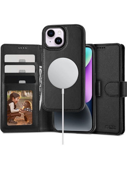 Tech-Protect Wallet MagSafe case for iPhone 15 - black