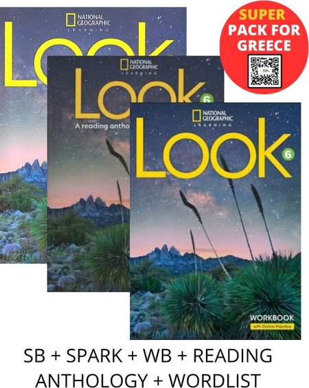 LOOK 6 SPECIAL PACK FOR GREECE (SB + SPARK + WB + READING ANTHOLOGY + WORDLIST) BRIT. ED