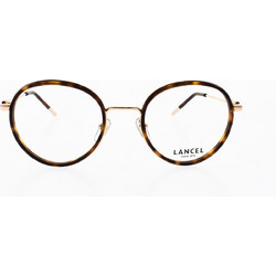 Lancel LA90012 C02 Γυναικείος Σκελετός Γυαλιών Οράσεως Μεταλλικός Χρυσός Ταρταρούγα