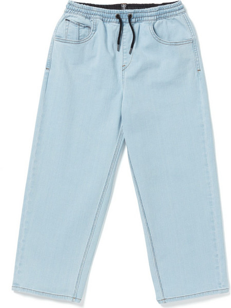 VOLCOM BOYS FREAZY LOOSE DENIM ALLOVER STONE LIGHT