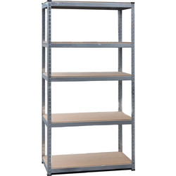 BULLE ΡΑΦΙΕΡΑ ΜΕΤΑΛΛΙΚΗ 90 x 45 x 180 ΓΑΛΒΑΝΙΖΕ 265 kg 5 ΡΑΦΙΑ MDF 610411