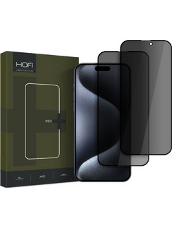 Τζαμάκι Προστασίας Privacy Anti Spy 2-Τεμαχίων για iPhone 16 Pro Max Διάφανο 5906302310890 HOFI