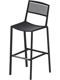 Easy Stool cod.1602 - Σκαμπό μπαρ από χυτό αλουμίνιο cm 46 x 53 x h 77/110