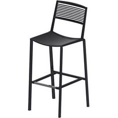 Easy Stool cod.1602 - Σκαμπό μπαρ από χυτό αλουμίνιο cm 46 x 53 x h 77/110