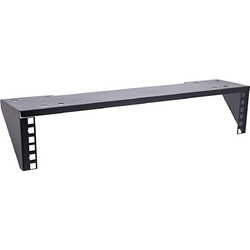 Inline Στήριγμα τοίχου 19" 2U ΚΑΘΕΤΟ (or Under Desk ) μαύρο