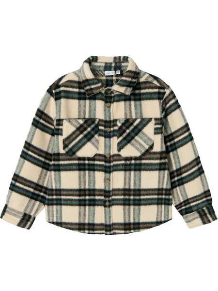 ΠΑΙΔΙΚΟ JACKET NAME IT NKMREMOLLE LS OVERSHIRT - ΜΠΕΖ