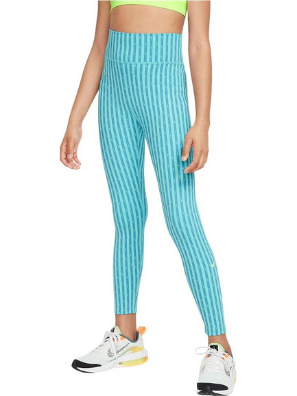 Nike Παιδικό κολάν One Dri-FIT High-Waisted Printed Leggings FZ5578-300