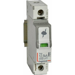 LEGRAND Αντικεραυνικό μονοφασικό Τ1+T2 12.5ΚΑ 1P- 1 στοιχείου 412270