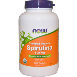 Now Foods Spirulina 500mg 100 Ταμπλέτες