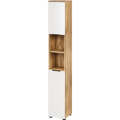 PoliHome Mazi Στήλη Μπάνιου Δαπέδου MDF White 162824119