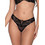 Luna Γυναικείο Sexy Brazil με Δαντέλα Μαύρο 24300